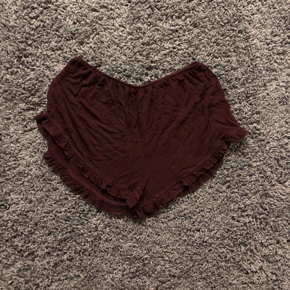 Maroon Brandy Melville Shorts